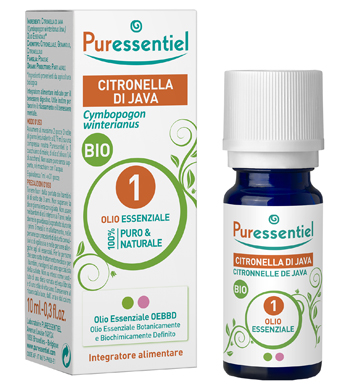 PURESSENTIEL CITRONELLA JAVA OLIO ESSENZIALE BIO 10 ML - Pharmaleader