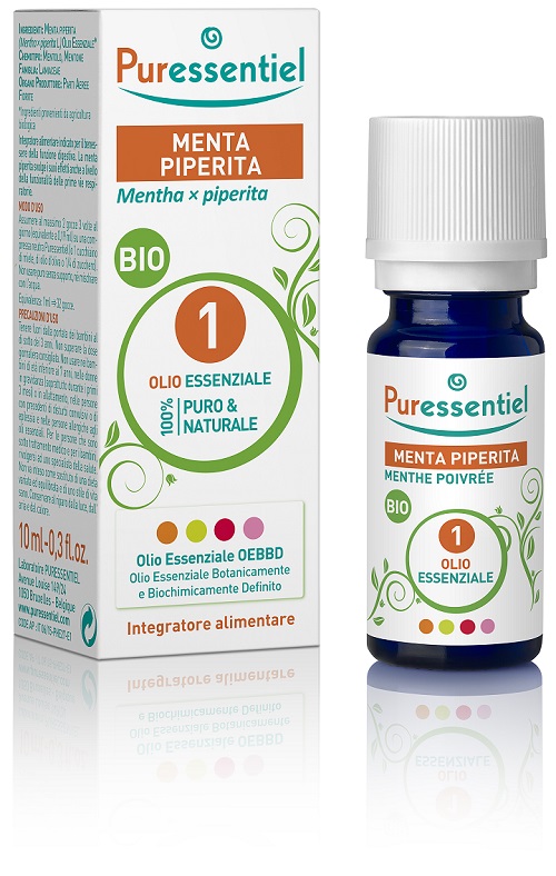 PURESSENTIEL MENTA PIPERITA OLIO ESSENZIALE BIO 10 ML - Pharmaleader