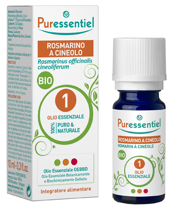 PURESSENTIEL ROSMARINO CINEOLO OLIO ESSENZIALE BIO 10 ML - Pharmaleader