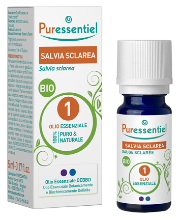 PURESSENTIEL SALVIA SCLAREA OLIO ESSENZIALE BIO 10 ML - Pharmaleader