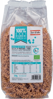 FUSILLI DI CECI BIANCHI BIO 250 G - Pharmaleader