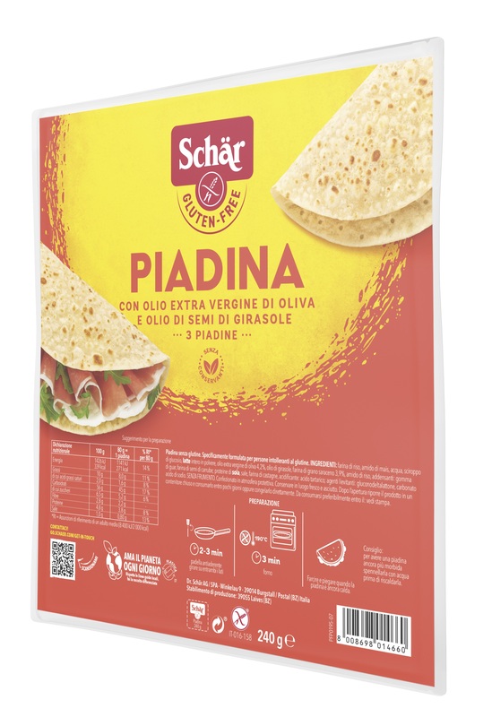 SCHAR PIADINA 3 PEZZI DA 80 G - Pharmaleader