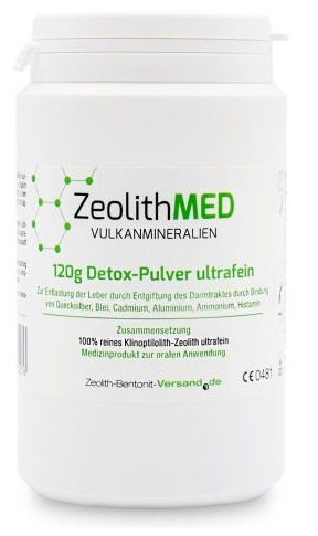 ZEOLITHMED MINERALI VULCANICI DETOX POLVERE ULTRAFINE 120 G - Pharmaleader