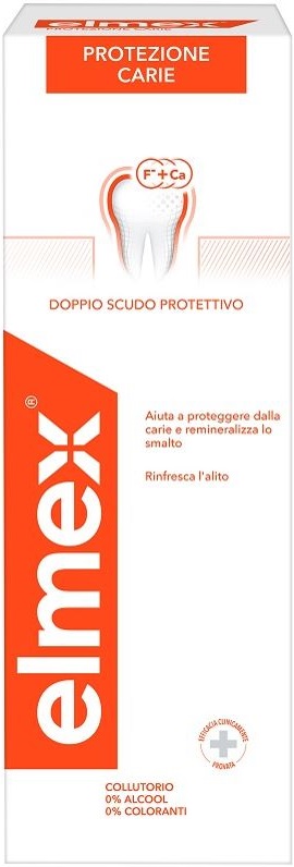 ELMEX PROTEZIONE CARIE COLLUTORIO FLUORURO AMMINICO 400 ML - Pharmaleader