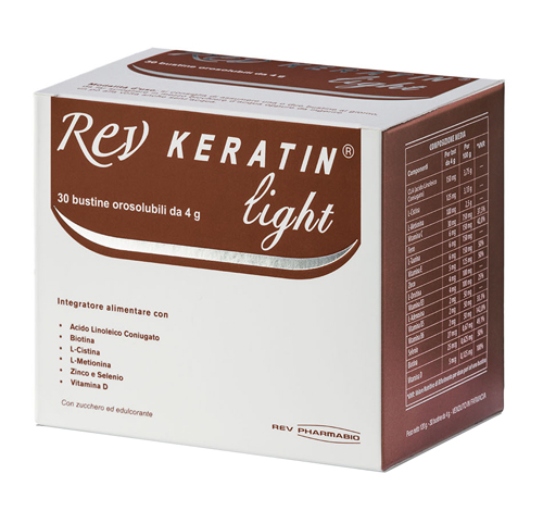 REV KERATIN LIGHT 30 BUSTE 120 G - Pharmaleader