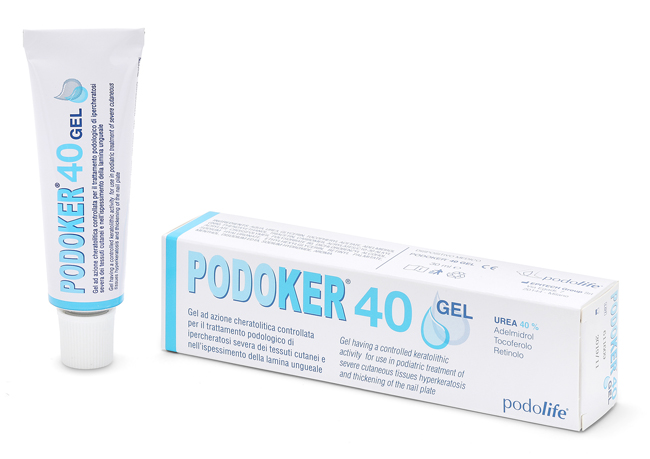 PODOKER 40 GEL AZIONE CHERATOLITICA TUBO DA 30 ML CON APPLICATORE - Pharmaleader