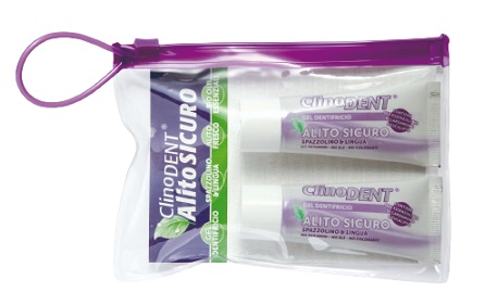 CLINODENT GEL DENTIFRICIO ALITO SICURO 2 TUBETTI DA 20 ML - Pharmaleader
