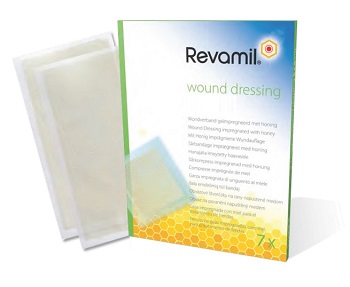 REVAMIL GARZE IMBEVUTE DI MIELE 10X10 CM 10 PEZZI - Pharmaleader