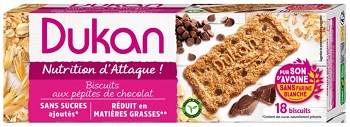 DUKAN EXPERT BISCOTTO CRUSCA GOCCE DI CIOCCOLATO 225 G - Pharmaleader
