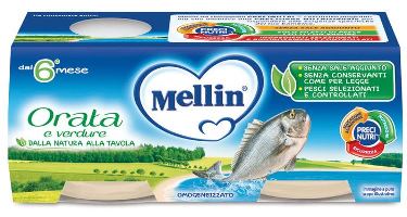 MELLIN OMOGENEIZZATO ORATA 2X80 G - Pharmaleader