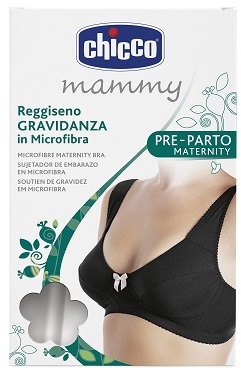 CHICCO MAMMY REGGISENO MICROFIBRA GRAVIDANZA NERO 5C - Pharmaleader