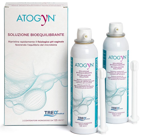 ATOGYN DISPOSITIVO IGIENE VAGINALE E RIPRISTINO PH FISIOLOGICO BAG ON VALVE 2 PEZZI DA 125ML - Pharmaleader