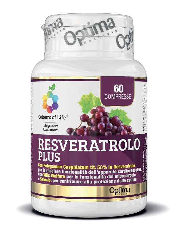 COLOURS OF LIFE RESVERATROLO PLUS 60 COMPRESSE 1000 MG - Pharmaleader