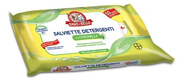 SANO E BELLO SALVIETTE DETERGENTI CITRONELLA 50 PEZZI - Pharmaleader