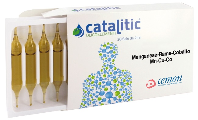 CATALITIC OLIGOELEMENTI MANGANESE RAME COBALTO MN-CU-CO- 20 AMPOLLE - Pharmaleader