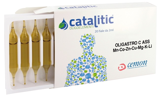 CATALITIC OLIGOELEMENTI OLIGATRO MN-CO-ZN-CU-MG-K-LI 20 AMPOLLE - Pharmaleader