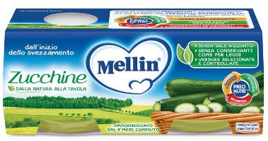 MELLIN OMOGENEIZZATO ZUCCHINE 2 X 80 G - Pharmaleader