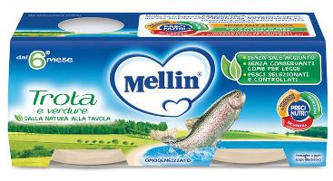 MELLIN OMOGENEIZZATO TROTA 2 X 80 G - Pharmaleader