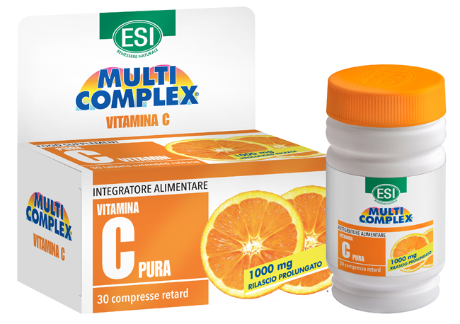ESI MULTICOMPLEX VITAMINA C PURA 1000 MG RETARD 30 COMPRESSE - Pharmaleader