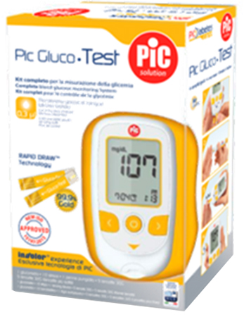 PIC GLUCOTEST KIT GLUCOMETRO - Pharmaleader