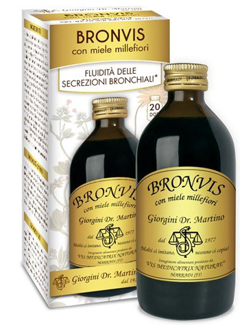 BRONVIS CON MIELE MILLEFIORI 200 ML - Pharmaleader