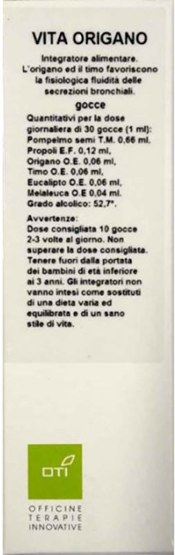 VITA ORIGANO GOCCE 30ML - Pharmaleader