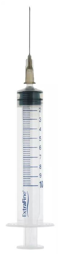 SIRINGA EXTRAFINE IPODERMICA 10 ML AGO 12 GAUGE 22 - Pharmaleader