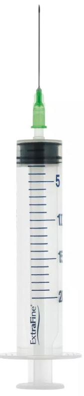 SIRINGA EXTRAFINE 20 ML CON AGO 2 GAUGE 21 0,80X40MM CONO ECCENTRICO 1 PEZZO - Pharmaleader