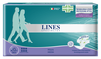 LINES SPECIALIS PANNOLONE A MUTANDINA MAXI MEDIA FARMA 20 PEZZI - Pharmaleader