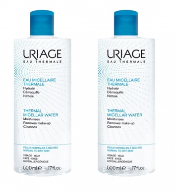 URIAGE EAU MICELLARE PER PELLI NORMALI/SECCHE 1+1 - Pharmaleader