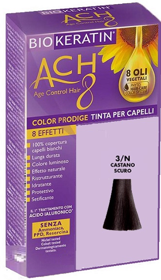 BIOKERATIN ACH8 COLOR PRODIGE 3/N CASTANO SCURO - Pharmaleader