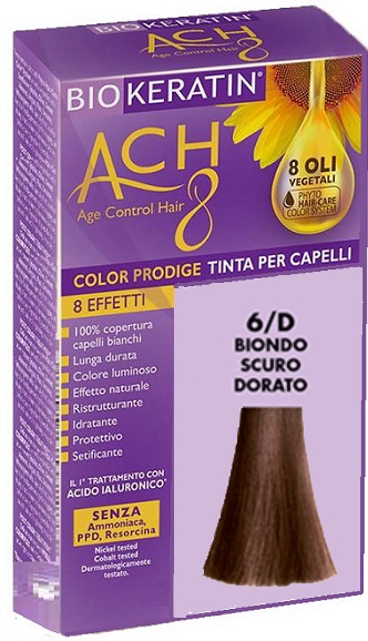 BIOKERATIN ACH8 COLOR PRODIGE 6/D BIONDO SCURO DORATO - Pharmaleader