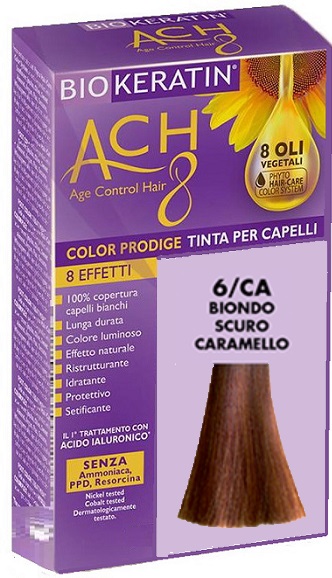 BIOKERATIN ACH8 COLOR PRODIGE 6/CA BIONDO SCURO CARAMELLO - Pharmaleader