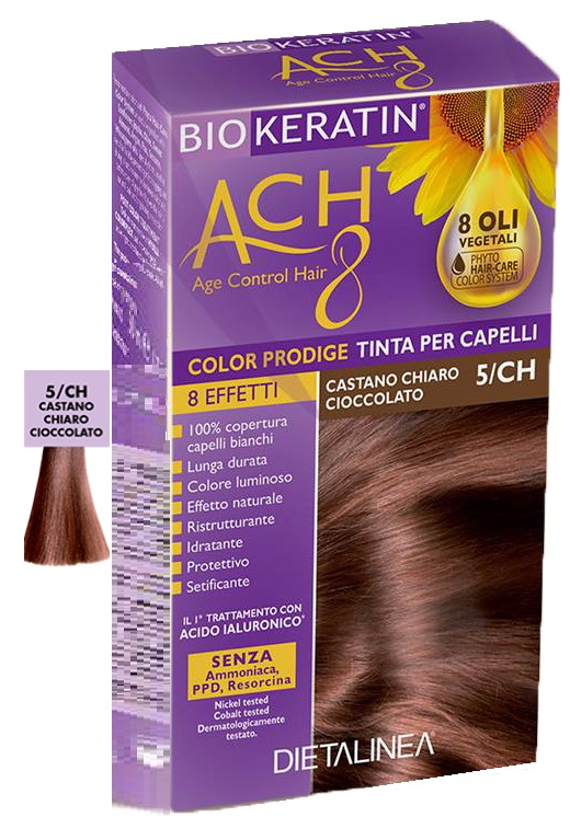 BIOKERATIN ACH8 COLOR PRODIGE 5/CH CASTANO CHIARO CIOCCOLATO - Pharmaleader