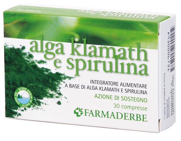 ALGA KLAMATH E SPIRULINA 30 COMPRESSE - Pharmaleader