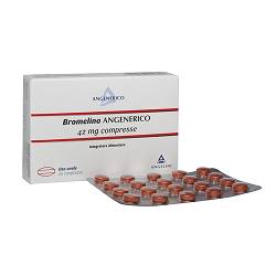 BROMELINA ANGENERICO 20 COMPRESSE RIVESTITE - Pharmaleader