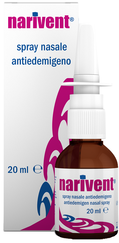 SPRAY NASALE ANTIEDEMIGENO NARIVENT FLACONE 20 ML - Pharmaleader