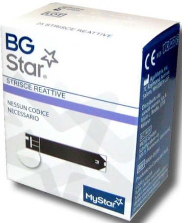 STRISCE REATTIVE MISURAZIONE GLICEMIA BGSTAR MYSTAR 50 PEZZI - Pharmaleader