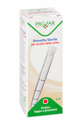 PROVETTA STERILE PER ANALISI DELLE URINE 10 ML PROFAR - Pharmaleader
