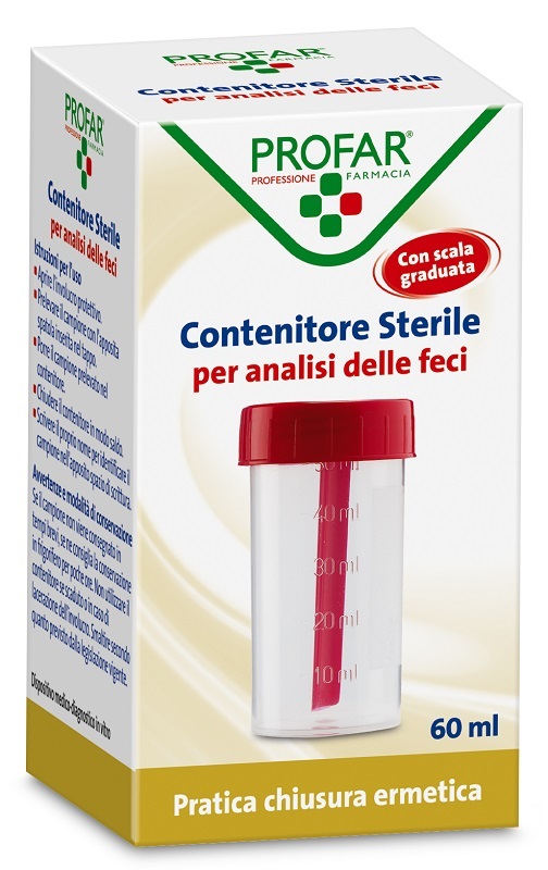 CONTENITORE FECI PROFAR 60ML - Pharmaleader