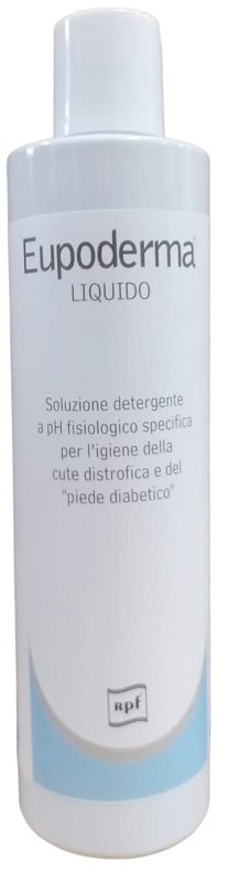 EUPODERMA LIQUIDO SOLUZIONE DETERGENTE PER PIEDE DIABETICO 300 ML - Pharmaleader