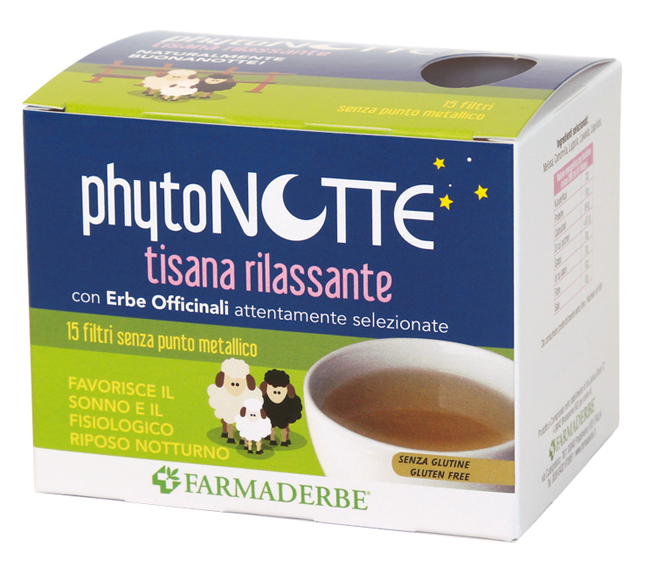PHYTO NOTTE TISANA RILASSANTE 15 FILTRI DA 18 G - Pharmaleader