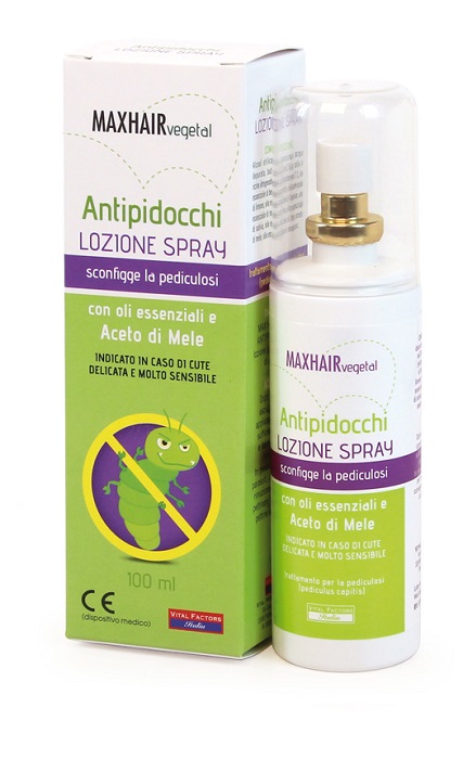 MAXHAIR VEGETAL SPRAY TRATTAMENTO PIDOCCHI 100 ML - Pharmaleader