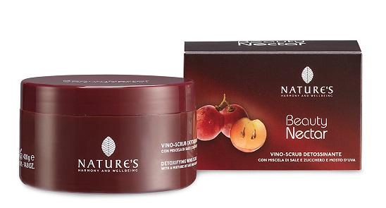 NATURE'S BEAUTY NECTAR VINO SCRUB CORPO DETOSSIFICANTE 420 ML - Pharmaleader