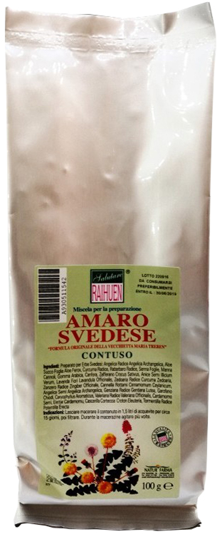RAIHUEN ERBE SVEDESI CONTUSO PREPARATO PER AMARO SVEDESE 100 G - Pharmaleader