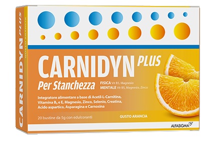 CARNIDYN PLUS 20 BUSTINE DA 5 G GUSTO ARANCIA - Pharmaleader