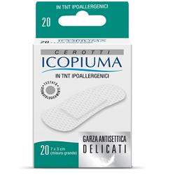 ICOPIUMA CEROTTO IN TESSUTO NON TESSUTO GRANDE 20 PEZZI - Pharmaleader