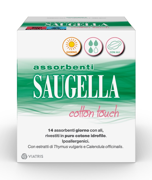 SAUGELLA COTTON TOUCH ASSORBENTI GIORNO 14 PEZZI TAGLIO PREZZO - Pharmaleader