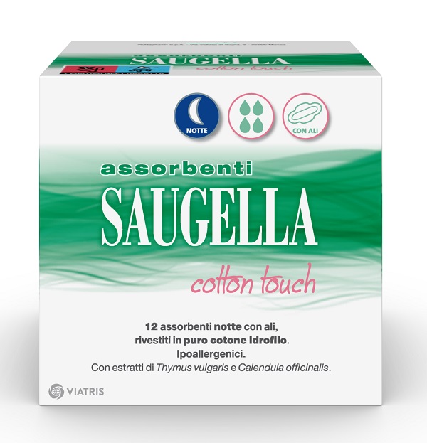 SAUGELLA COTTON TOUCH ASSORBENTI NOTTE 12 PEZZI TAGLIO PREZZO - Pharmaleader