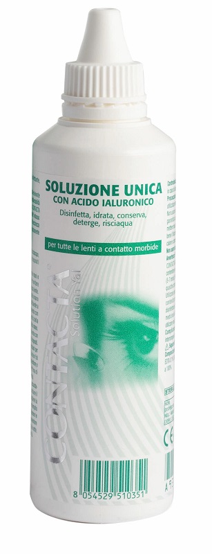 SOLUZIONE OCULARE CON ACIDO IALURONICO CONTACTA 100 ML MARCHIO CE - Pharmaleader